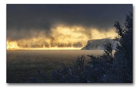 Soloppgang over Alta