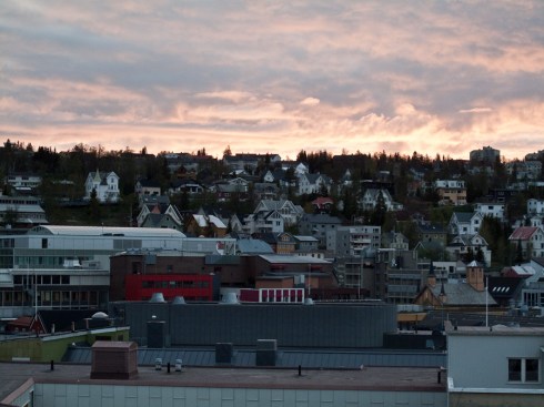 Tromsø om kvelden 22:50 24 maI 2009