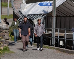 Full stemning i leiren