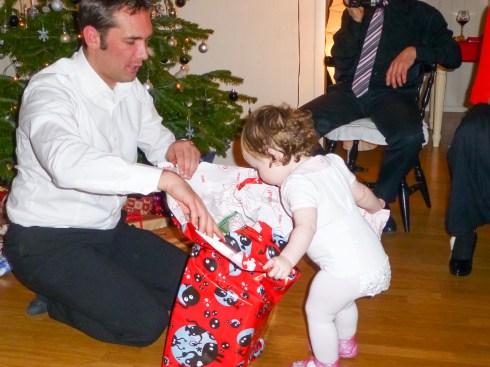 Julaften hos Rebekka og Ronny