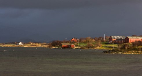 Uvær og sol i Brønnøysund