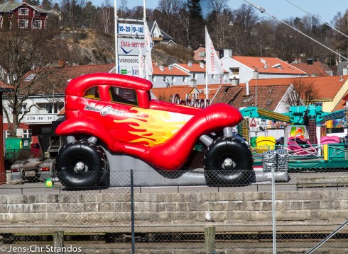 Jeg var på stasjonen for å hente Thomas som kom med toget fra Drammen