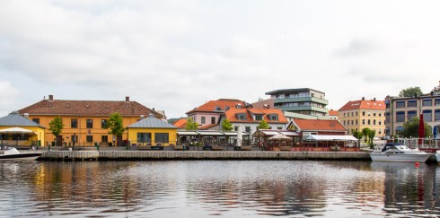 Jeg gikk en liten morgentur langs havna