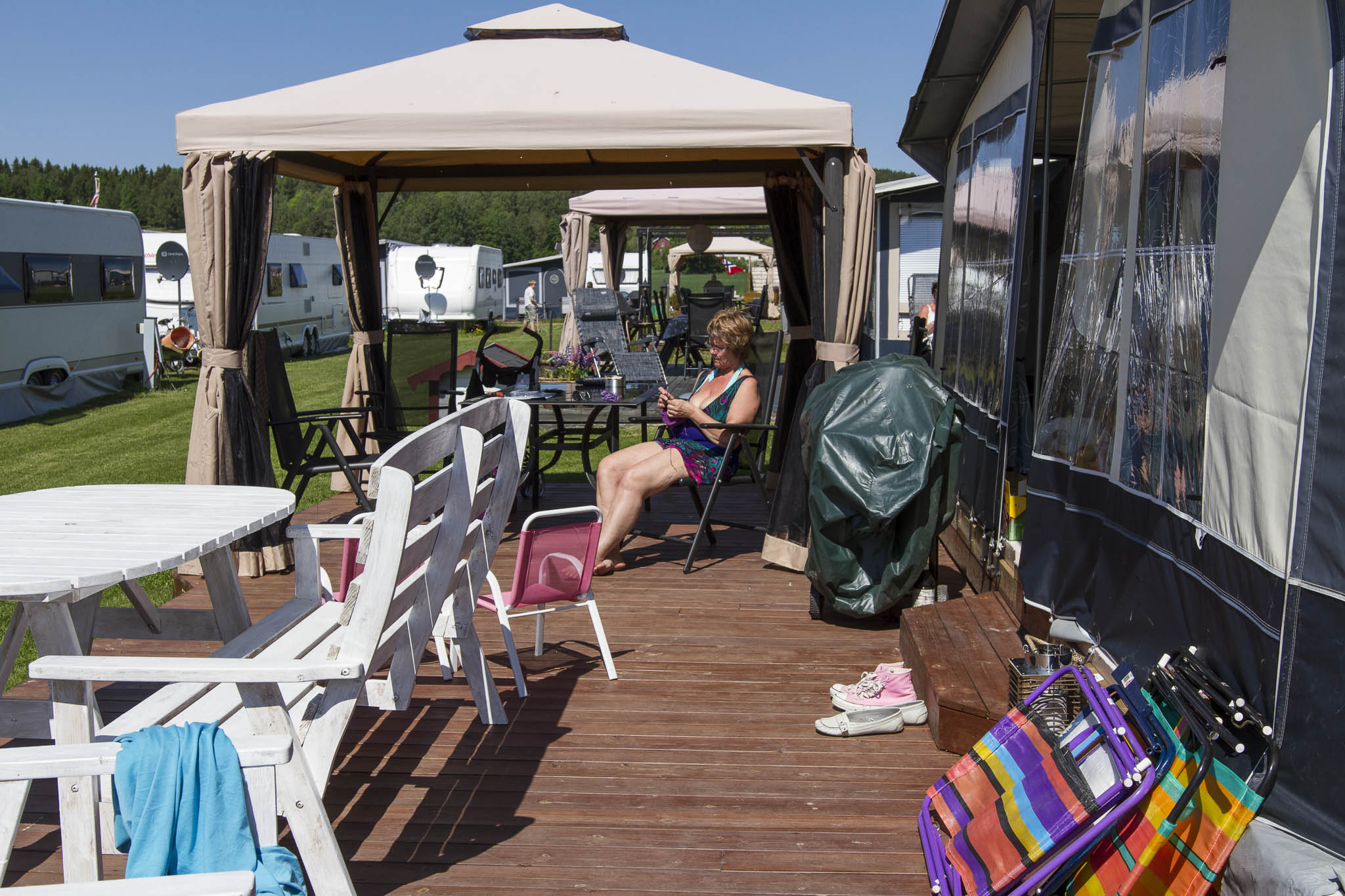 Vi tar helga på Langholmen