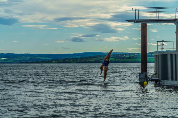 To av Hamars stupere innvier tårnet