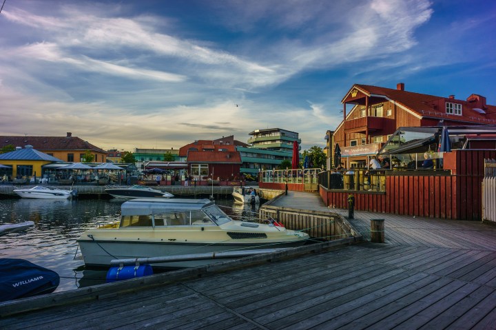 Jeg ruslet en tur langs gjestehavna i kveld.