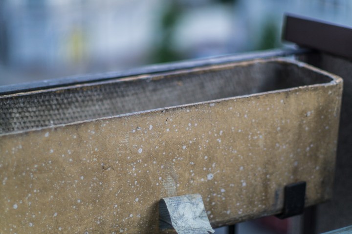 Verandakassa på leiligheten min.