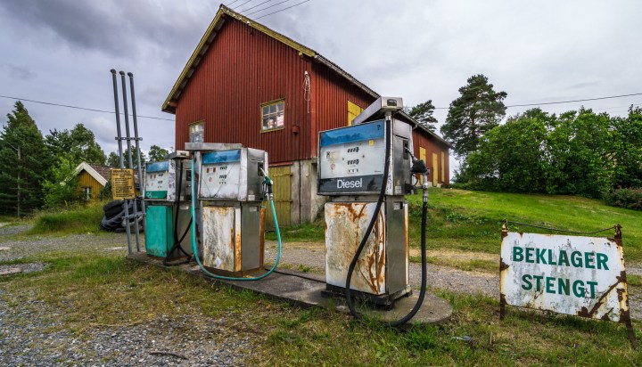 Stine og jeg kjørte søndagstur til Strømsfoss sluser