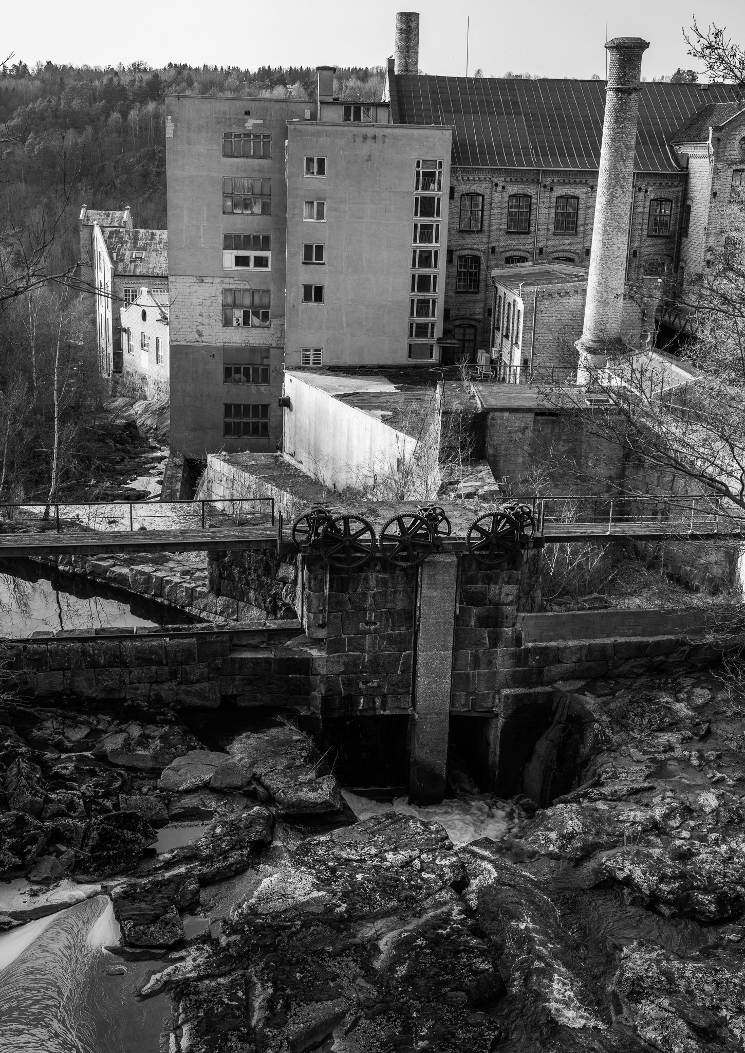 Utsikt mot Spinneriet