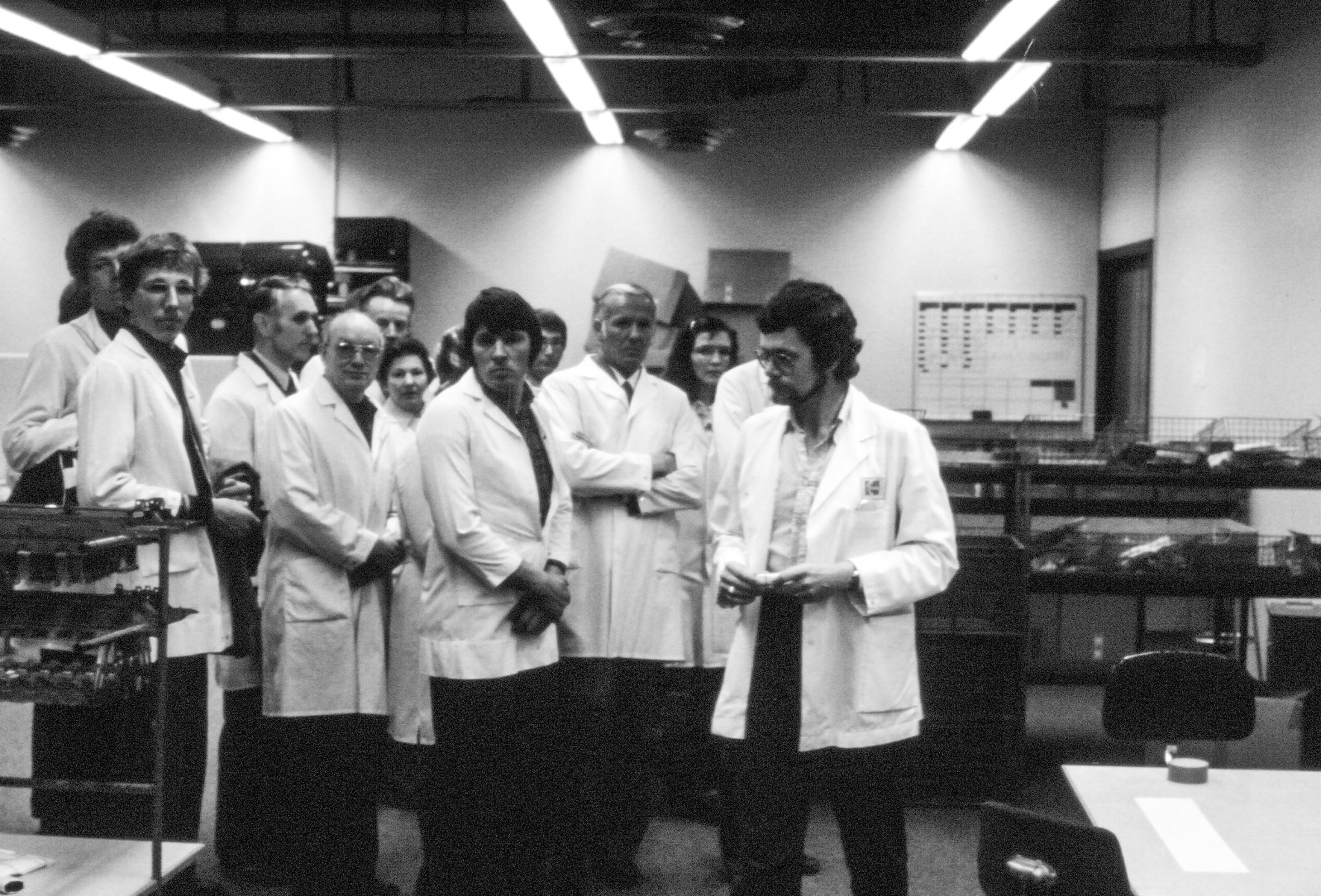 Halden kameraklubb på utflukt til Kodak på Mastemyr. Ukjent år.